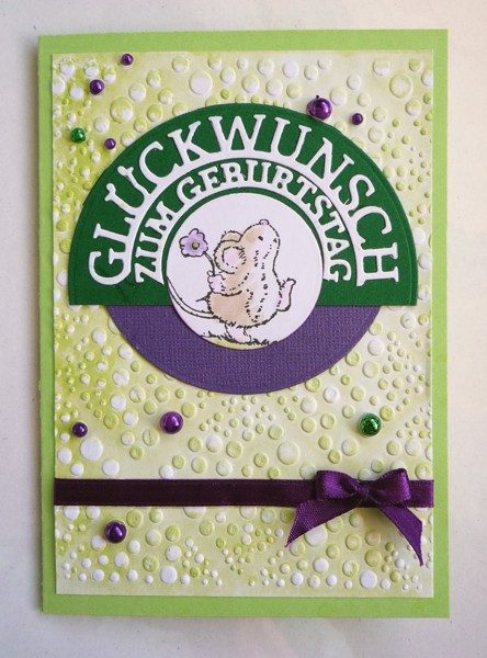 Geburtstags-Glückwünsche – Karten-Kunst