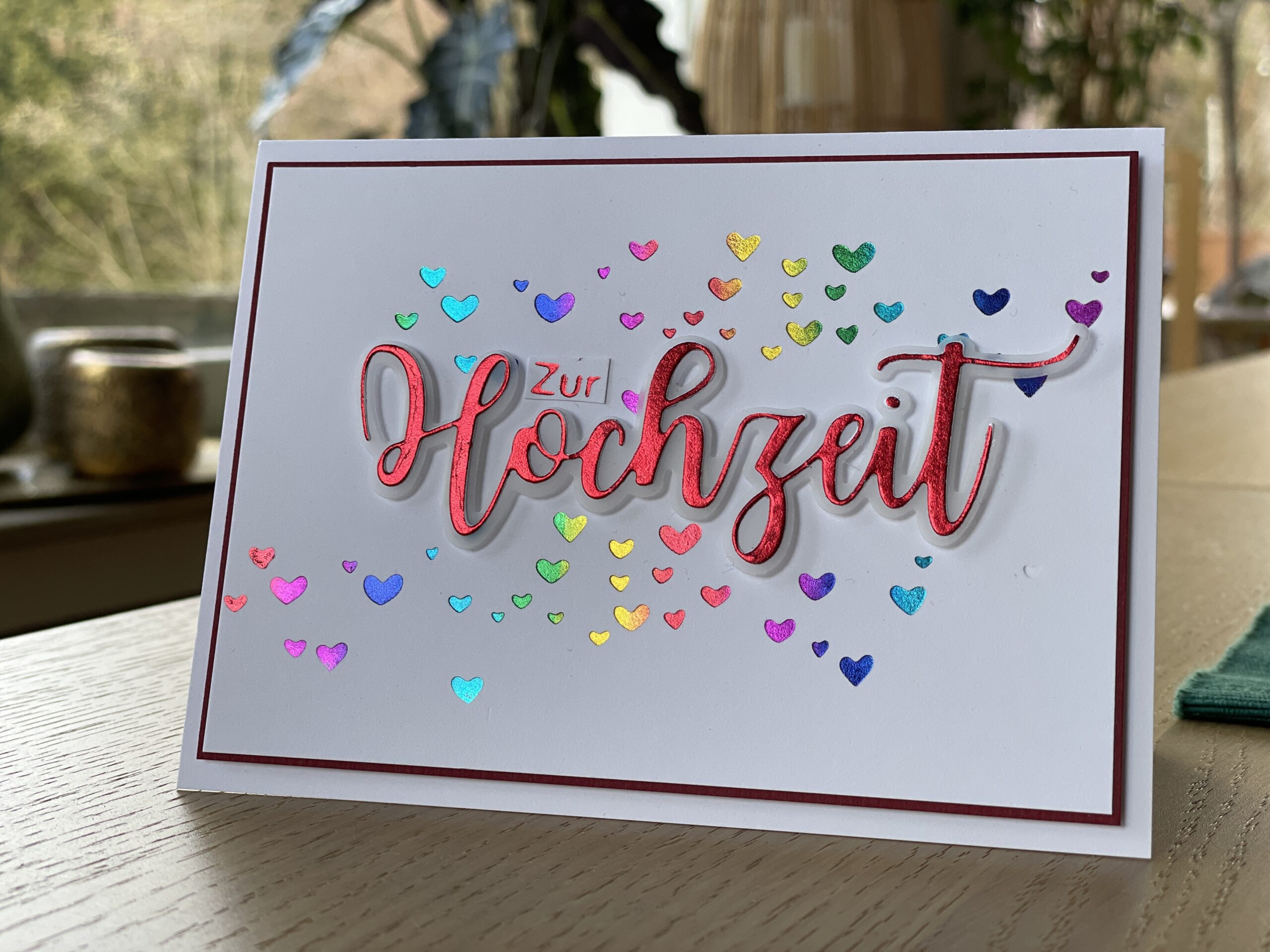 RegenbogenHochzeit KartenKunst
